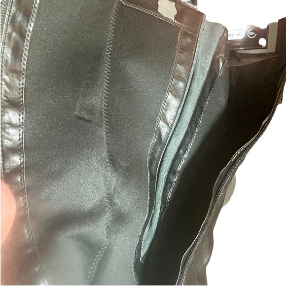 Ecco Hobart Buckle Tall knee Riding boot black leather size EU42 US 11 / 11 1/2 - Picture 11 of 13